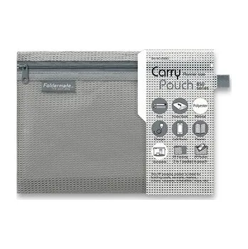 Archivační box Síťovaná plastová obálka Foldermate Pop Gear, A5 - šedá