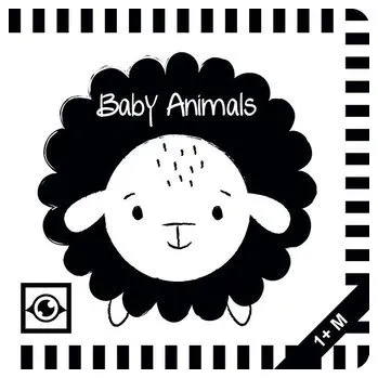 První čtění Baby Animals: Kontrastbuch für Babys mit Öffnungen · kontrastreiche Bilder angepasst an Babyaugen · Schwarz Weiß Buch für Neugeb - Sawczyn, Agnieszka