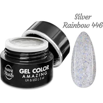 NANI UV gel Amazing Line 5 ml - Silver Rainbow