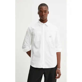 Pánská košile Bavlněná košile Guess Jeans M4YH37.WGCF1 bílá 00X, vel. XL