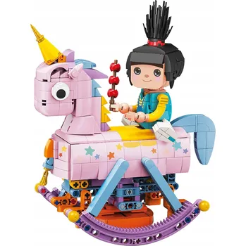 ostatní stavebnice Stavebnice klaun na houpačce