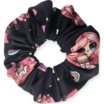 ESITO | Gumička do vlasů scrunchies Panenka - tmavě modrá / UNI