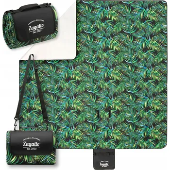 Pikniková deka Pikniková deka 200x200 cm s izolací, velká plážová lehká podložka na pláž ZAGATTO