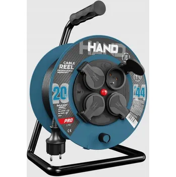 Prodlužovací kabel Prodlužovací Kabel bubnový 4x zásuvka 230V 20 m černý