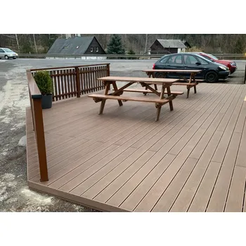 Terasové prkno WPC terasové prkno LamboDeck 140 x 20 x 2900 – Chocolate