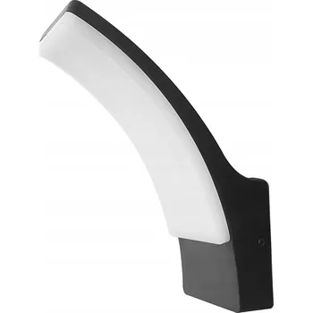 Venkovní osvětlení Zahradní nástěnné svítidlo GOLED černé s integrovaným LED zdrojem 12 W