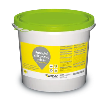 Fasádní barva Fasádní nátěr Weberton silikon micro V 5 kg