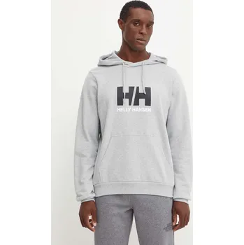Dámská mikina Bavlněná mikina Helly Hansen HH LOGO 30394 šedá 90X, vel. M
