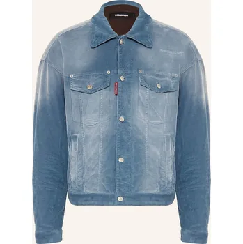 Pánské džíny dsquared2 Pánská Manšestrová Bunda, modrá, 56