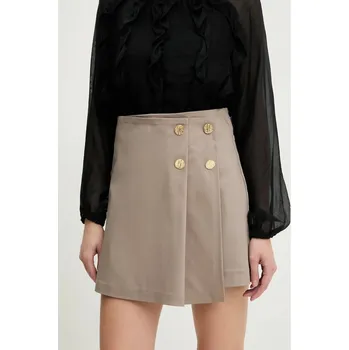 Dámská sukně Sukně Answear.LAB béžová barva, mini 4501.tos 80X, vel. L