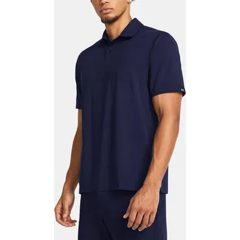 Pánské tričko Pánské tričko Under Armour UA T2G Polo LB-BLU 1383255-410 Modrá SM