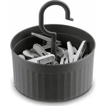 Kolíček na prádlo KOŠÍK NA KOLÍČKY + 24 SPONEK KOLÍČKY PRÁDLO