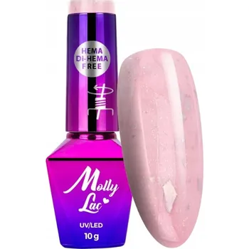 Přípravek na nehty Hybridní lak MollyLac Spark French 10g Č. 707