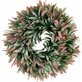 Věnec Dekorativní věnec z umělých listů 29 cm