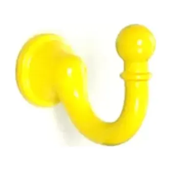 Nábytkové kování H1a Háček s vrutem/ žlutá