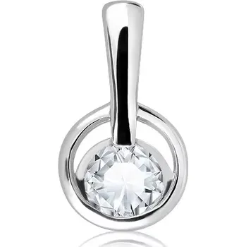 Přívěsek Efin S White Topaz - stříbrný přívěsek s bílým topazem