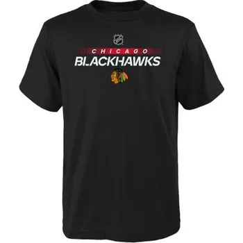 Chlapecké tričko Outerstuff Dětské tričko Chicago Blackhawks NHL Apro Prime Ss Tee Velikost: Dětské XL (14 - 16 let)
