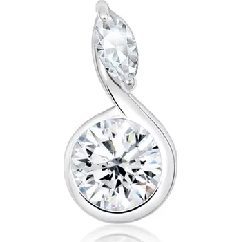 Přívěsek Narciska S White Topaz - stříbrný přívěsek s bílým topazem