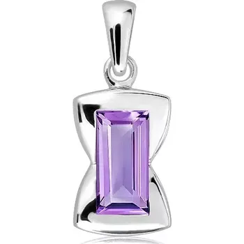 Přívěsek Abas S Amethyst - stříbrný přívěsek s ametystem