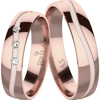 Prsten Iris Red - snubní prsteny z červeného zlata