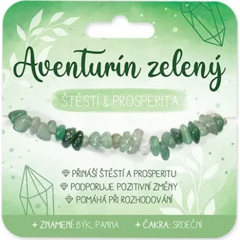 Náramek Nekupto Náramek s polodrahokamy Aventurín zelený