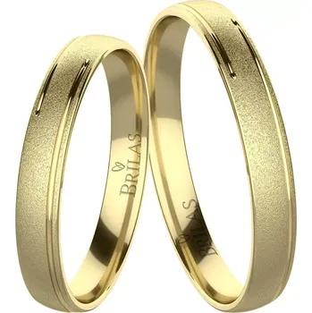 Prsten Tia Gold - snubní prsteny s ručním rytím