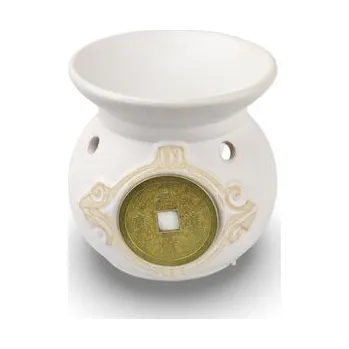 Aroma lampa Aromalampa bílá, kulatá - Mince