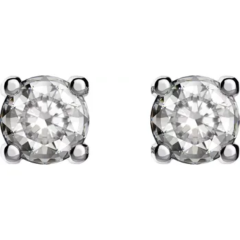 Náušnice Lenka WE 3 mm - dámské náušnice z bílého zlata