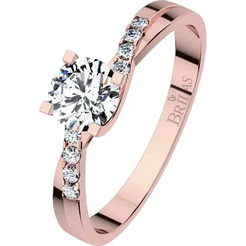 Prsten Zante Red - exkluzivní zásnubní prsten z růžového zlata