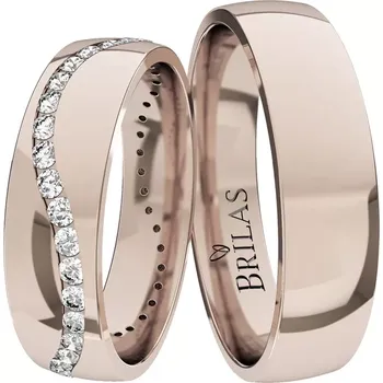 Prsten Elena Red - snubní prsteny z červeného zlata