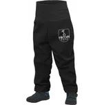 Unuo (ušito v ČR) Dětské softshellové kalhoty Unuo s fleecem černé Evžen