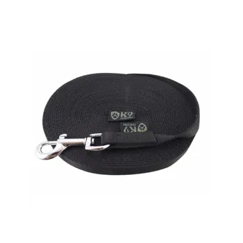 Vodítko pro psa K9 Thorn Vodítko s karabinou 20 mm/3 m, černé