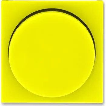 vypínač Kryt stmívače s otočným ovladačem, 3294H-A00123 64, ABB, Levit®, žlutá / kouřová černá (ABB, Levit®, žlutá / kouřová černá)