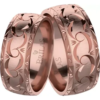 Prsten Damon Red - snubní prsteny z červeného zlata