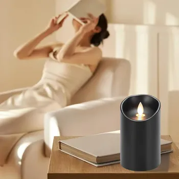 Svíčka Real Home 12x LED Svíčky na baterie 15 cm s efektem plamene