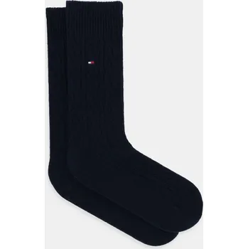 Ponožky s příměsí vlny Tommy Hilfiger 701236316 námořnická modř 59X, vel. 39/42
