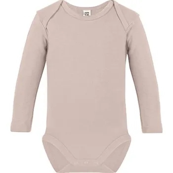 Kojenecký body Link Kids Wear Dětské body s dlouhým rukávem X941 Natural 86-92