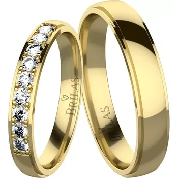 Prsten Angelika 9 Gold - snubní prsteny ze žlutého zlata