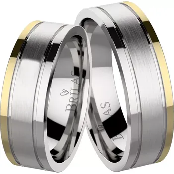 Prsten Galaxie - snubní prsteny z chirurgické oceli