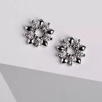 Náušnice Trilian - stříbrné náušnice se zirkony