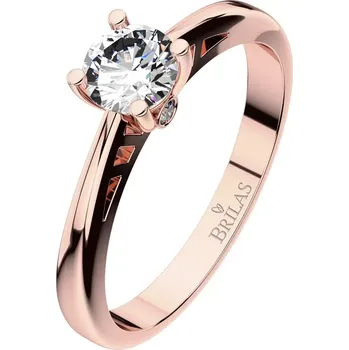 Prsten Vilma Red - sofistikovaný zásnubní prsten z růžového zlata