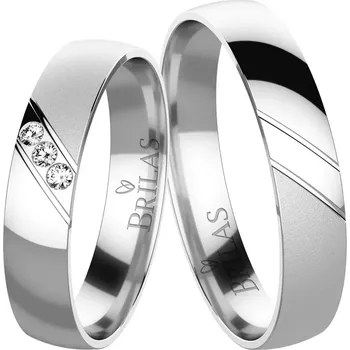 Prsten Sisera White - snubní prsteny z bílého zlata