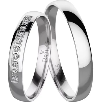 Prsten Ludvika White - snubní prsteny z bílého zlata