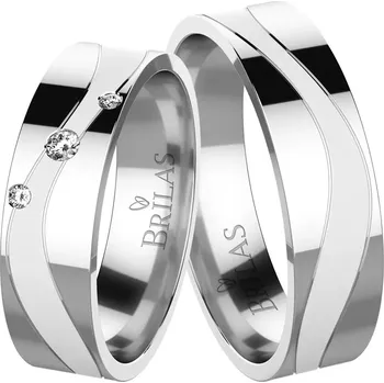 Prsten Dina White - snubní prstýnky z bílého zlata