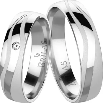 Prsten Darel White - snubní prstýnky z bílého zlata