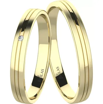 Prsten Kordula Gold - snubní prsteny ze žlutého zlata