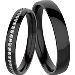 Roselina Black Steel - snubní prsteny z chirurgické oceli