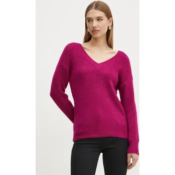 Pánský svetr Svetr z vlněné směsi Morgan MATILD3 růžová 43X, vel. L