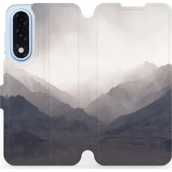 Pouzdro na mobilní telefon Flipové pouzdro Mobiwear - OnePlus Nord 5 - M151P Hory (Knížkové flip pouzdro, obal, kryt na mobil OnePlus Nord 5 - M151P Hory, materiál Umělá kůže + TPU - ochrana 360°, stojánek, silikonová vanička, magnetické zavírání)