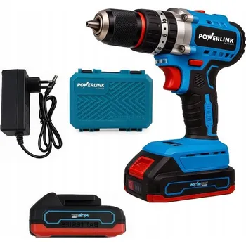 Vrtačka Akumulátorová příklepová aku vrtačka UDAR Powerlink + 2 Aku + příslušenství